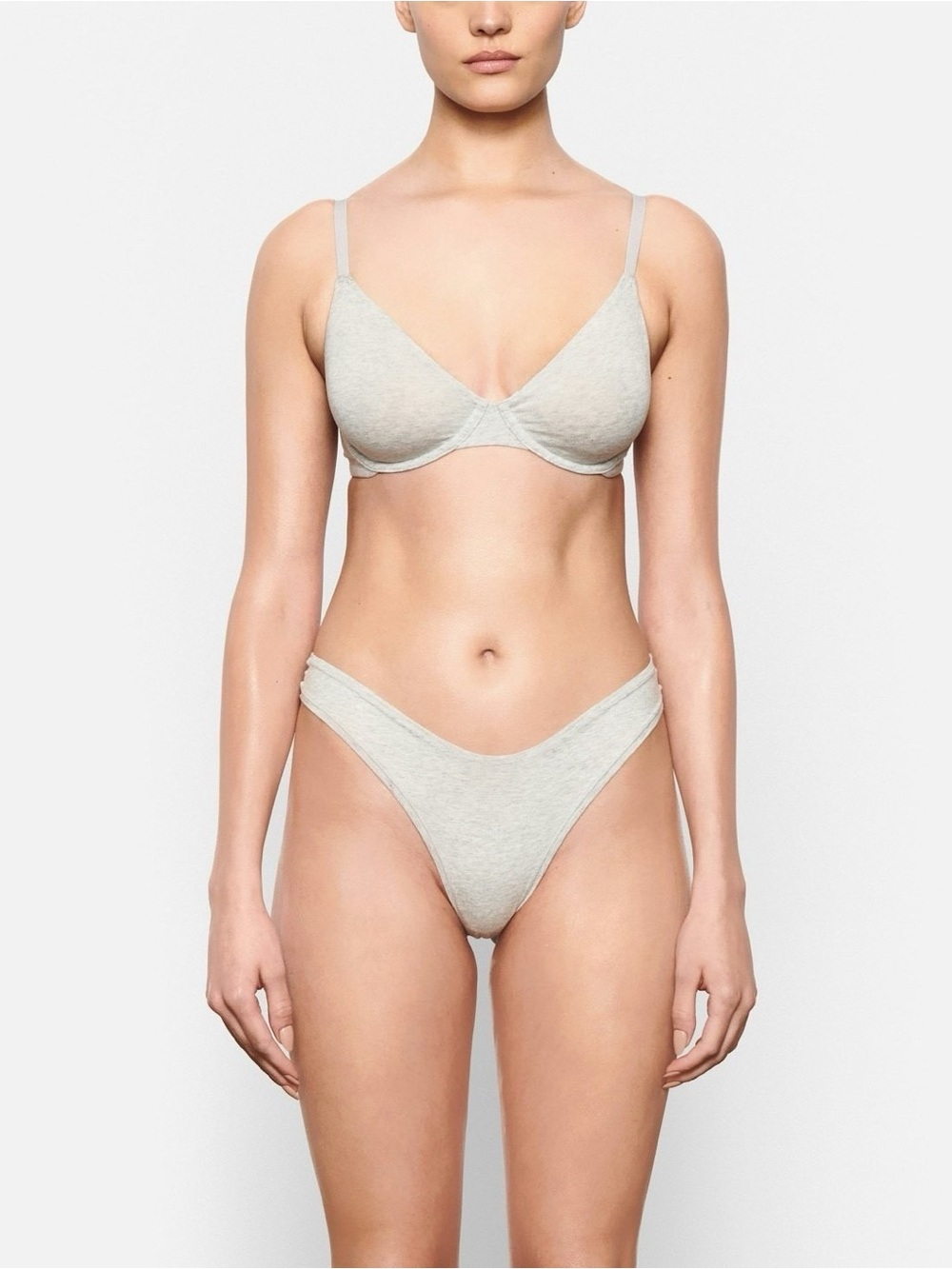 SKIMS Cotton Jersey T-Shirt Bra 36DD - Picture 2 of 5